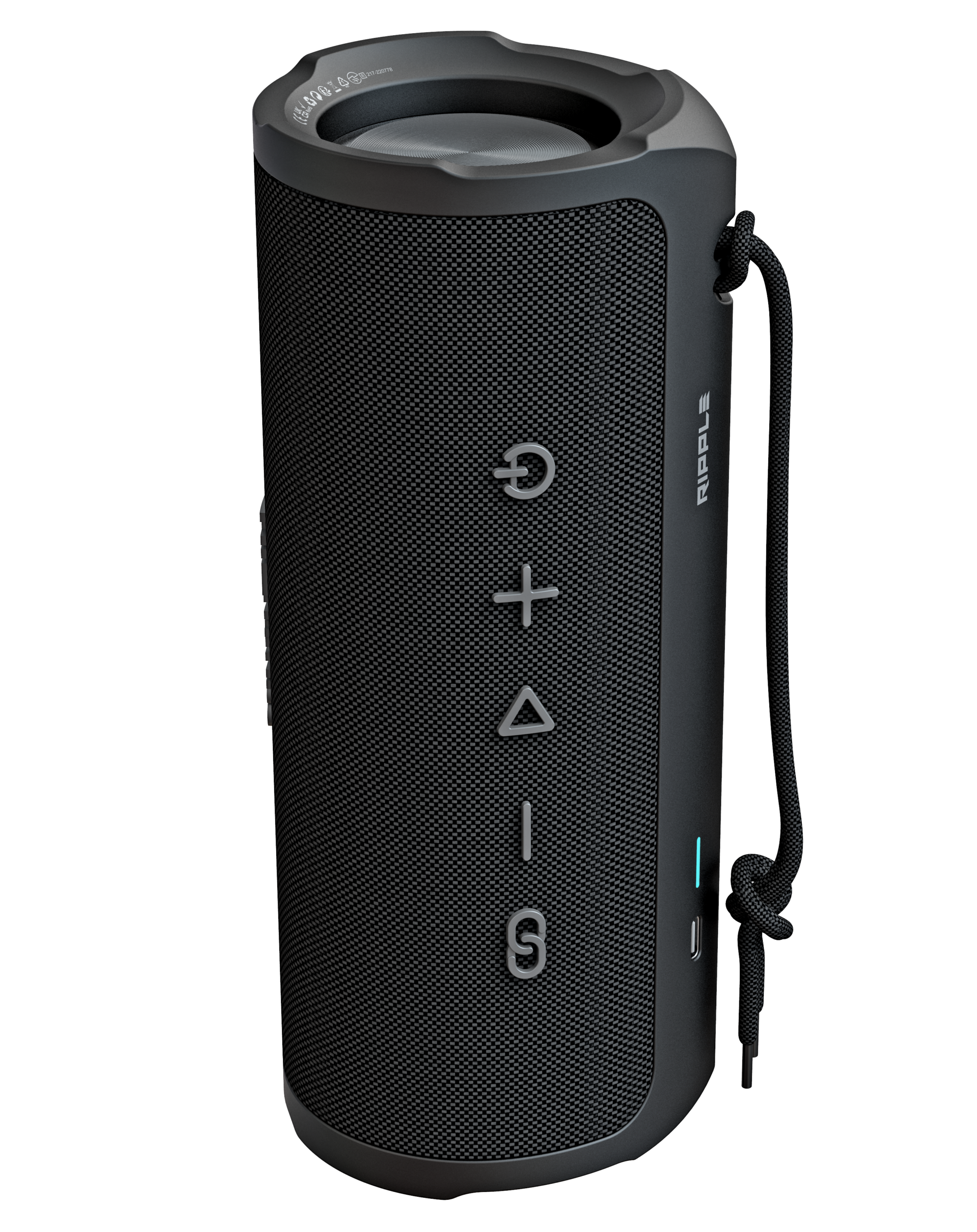 81039IPPLE - 81039ipple-1 HiFuture RIPPLE (20W+10W,hordozható, IPX7), Black, hangszóró - Image 1