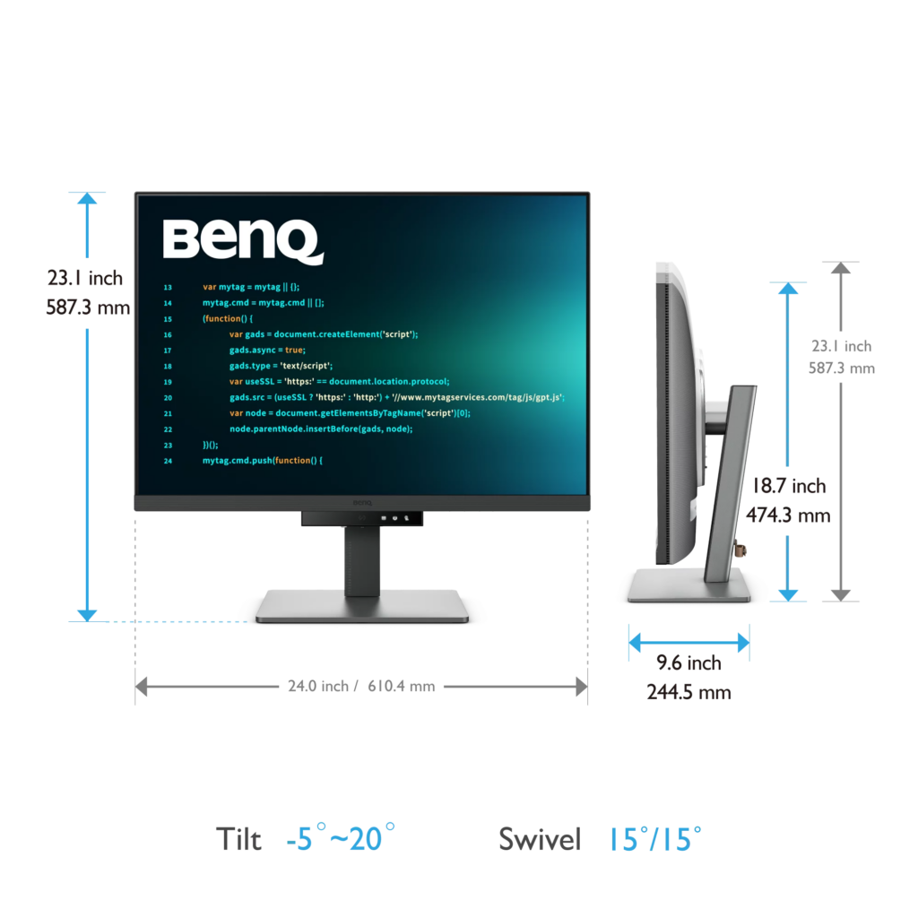 BENQ 28" RD280U Programozói monitor - Image 3
