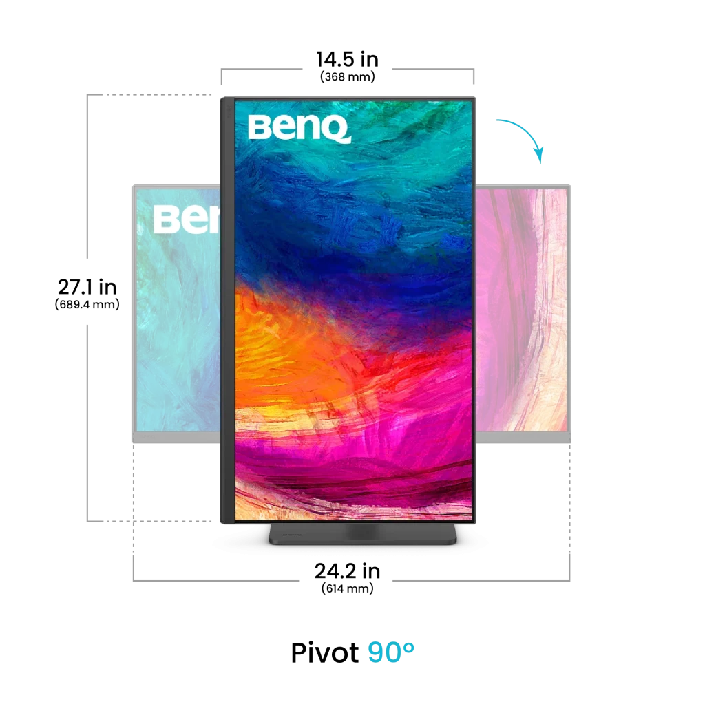 BENQ 27" PD2706QN QHD IPS 16:9 5ms monitor - Image 4