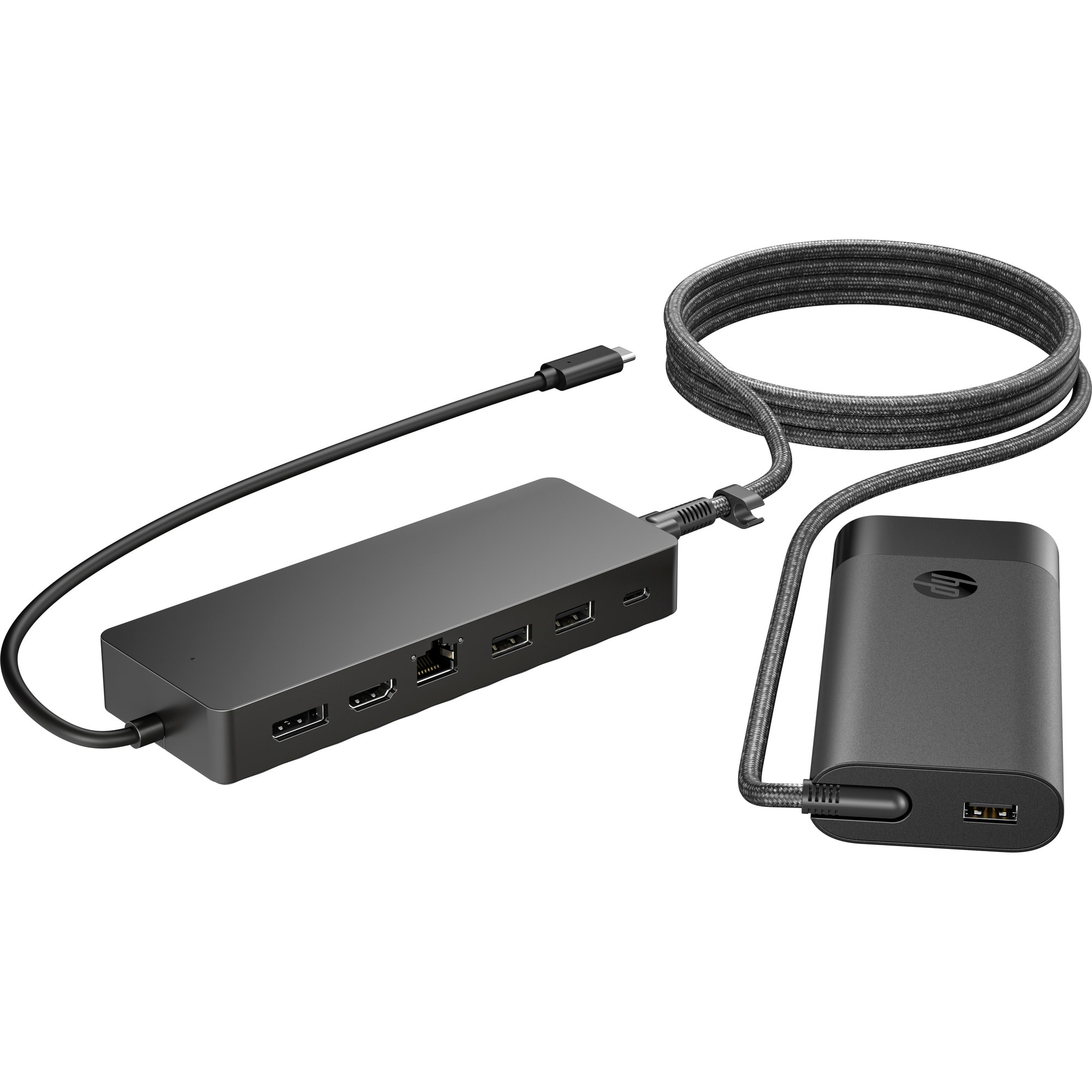 9H0H9AA - 9h0h9aa-1 HP kombinált univerzális USB-C-elosztó és -laptoptöltő 9H0H9AA - Image 1