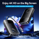 Vention HDMI (4K@30Hz Wifi transzmitter és receiver, 50m), adapter - Image 2