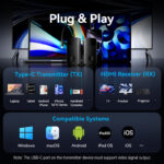 Vention HDMI (4K@30Hz Wifi transzmitter és receiver, 50m), adapter - Image 3