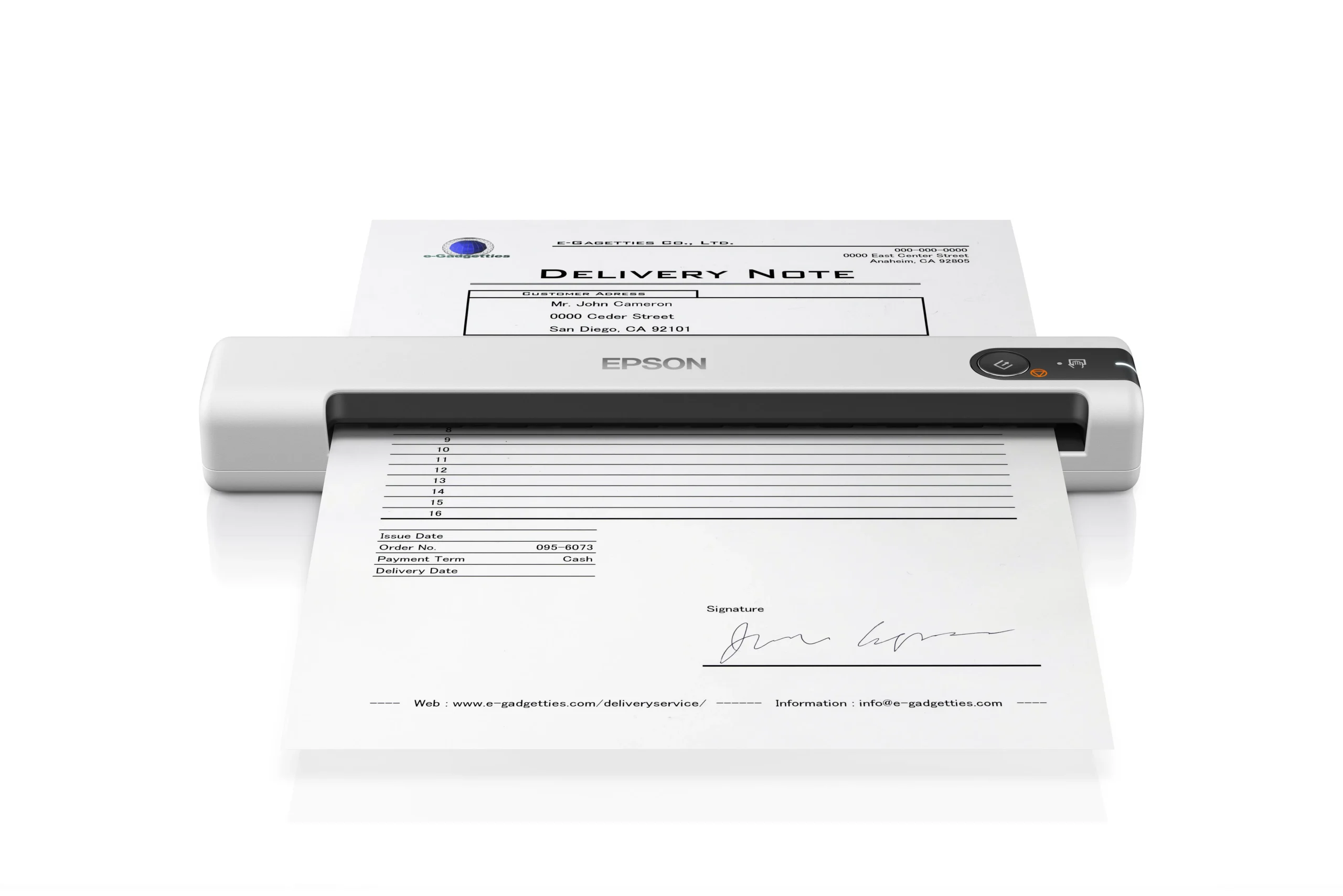 Epson Workforce DS-70 hordozható Szkenner