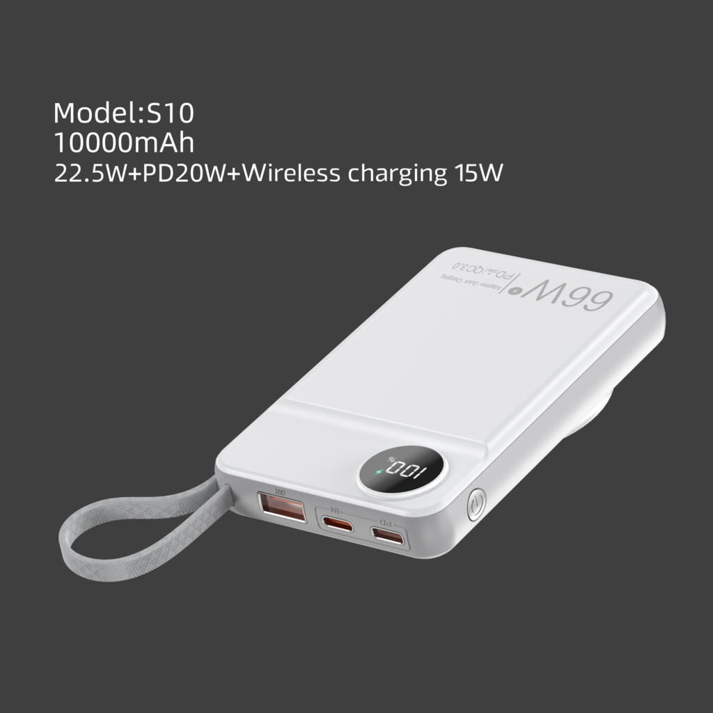 Choetech B695 10000mAh (Mobil,Watch,fehér-szürke), PowerBank - Image 2