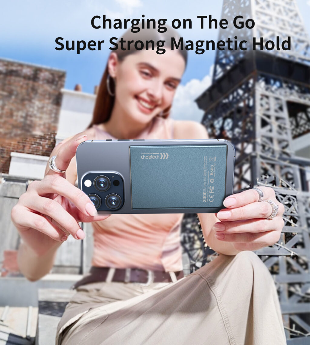 Choetech B708, 2000mah, ultravékony, Powerbank - Image 9