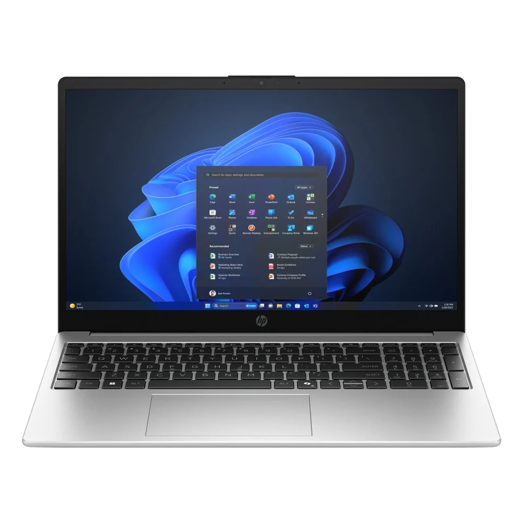 HP255RG10, 15.6"" FHD AG UWVA  300Nits, AMD Ryzen 3 7335U, 8GB, 512GB PCIe SSD, RadeonT 660M, Silver, WIN11, 3év garancia, háttérvilágításos billentyűzet - Image 3