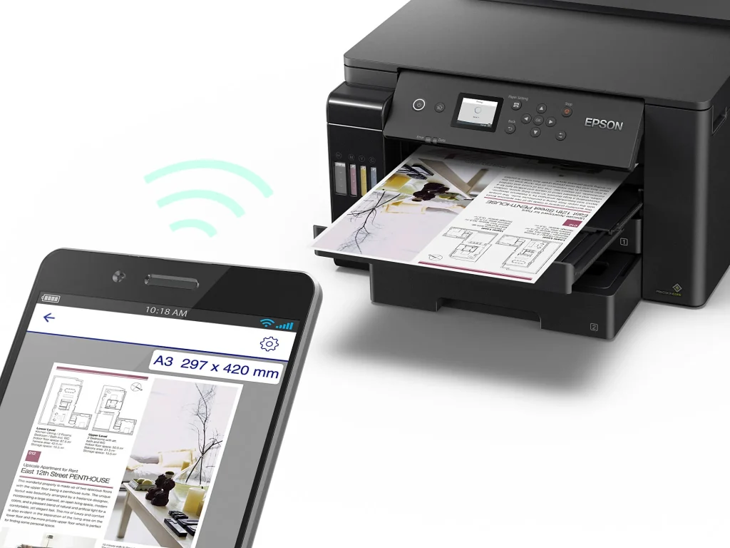 Epson EcoTank L11160 A3+ színes tintasugaras egyfunkciós nyomtató - Image 5