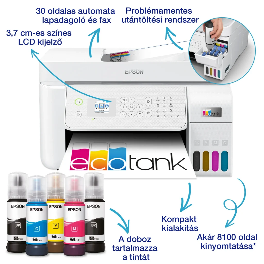 Epson EcoTank L5316 színes multifunkciós nyomtató - Image 7