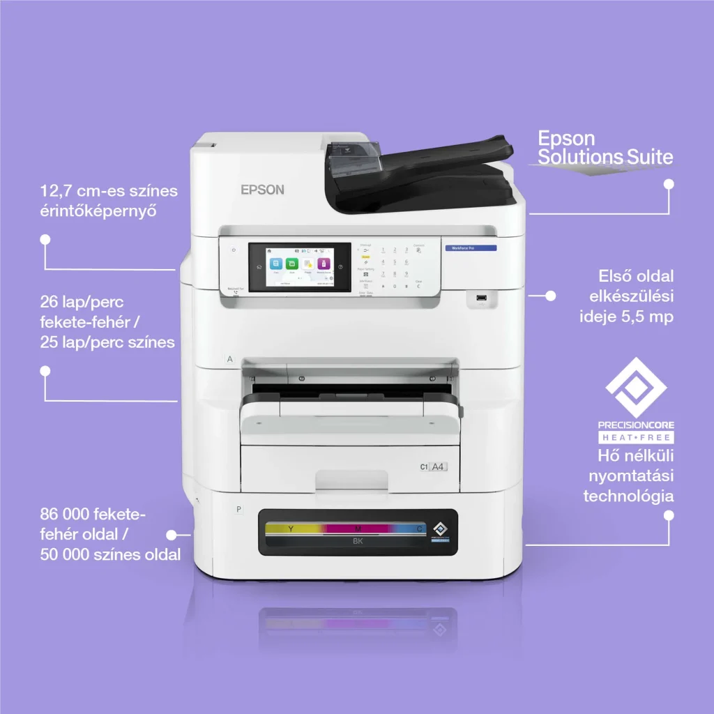 Epson WorkForce Pro EM-C8101RDWF A3 színes MFP - Image 6