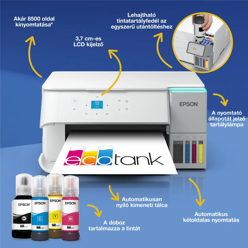 Epson EcoTank L4366 színes tintasugaras multifunkciós nyomtató - Image 5