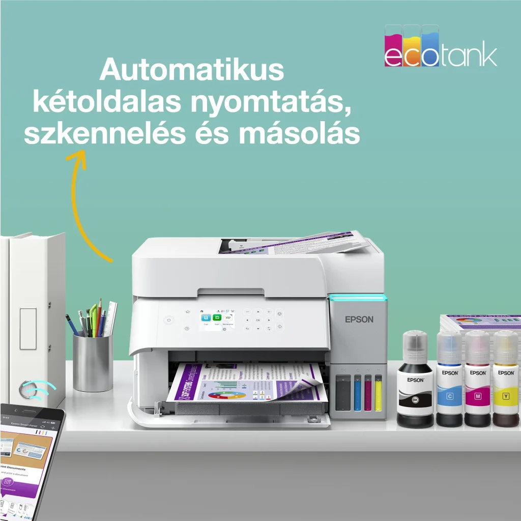 Epson EcoTank L6376 színes tintasugaras multifunkciós nyomtató - Image 8
