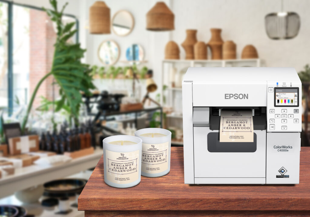 Epson ColorWorks C4000e (bk) színes címkenyomtató - Image 3