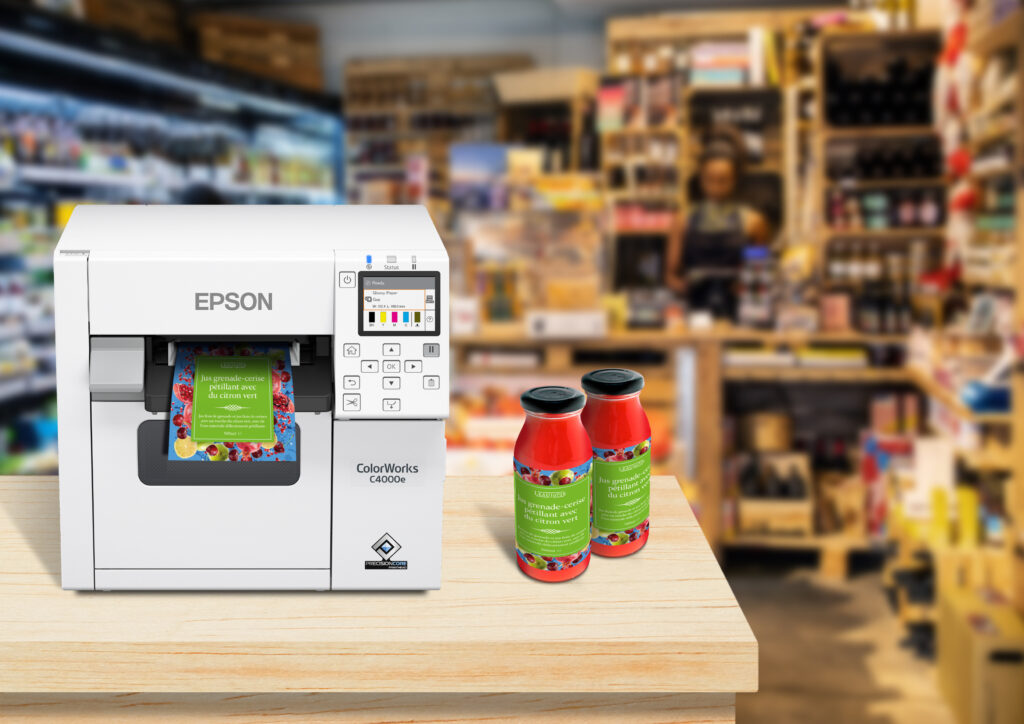 Epson ColorWorks C4000e (bk) színes címkenyomtató - Image 4