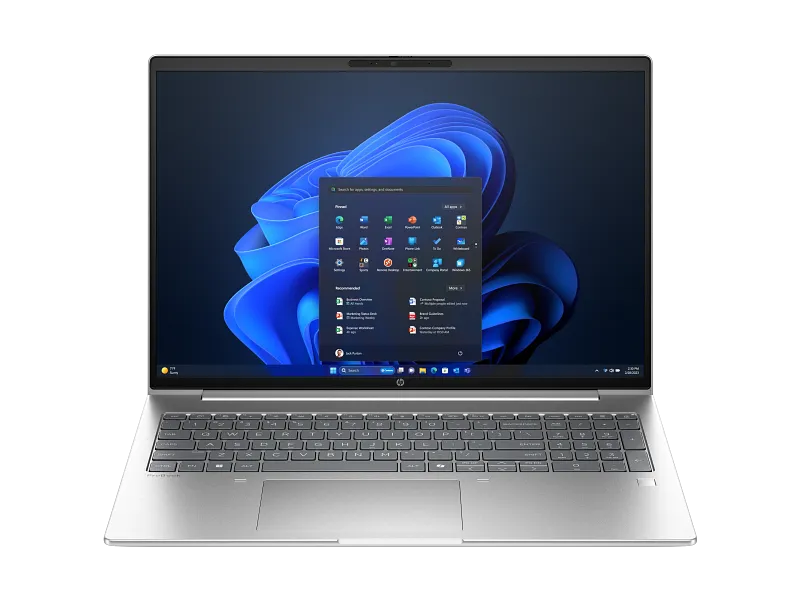 HP Probook 4 16"" G1i, 16.0 WUXGA UWVA 400Nits, Intel Ultra 5 225U, 24GB, 512GB PCIe SSD, IntelR IrisR Xe, Silver Aluminium, WIN11PRO, háttérvilágításos billentyűzet, ujjlenyomat olvasó, 3 év gar