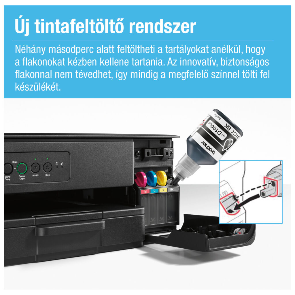 Brother DCPT430W színes külső tintatartályos simatetős multifunkciós nyomtató - Image 16