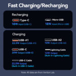 Vention FHOW0 10000mah,22,5W, powerbank - Image 5