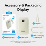 Vention FKAN0-C 10000mah, (bézs,22,5W), powerbank - Image 4