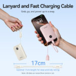 Vention FKAP0-C 10000mah, (rózsaszín,22,5W), powerbank - Image 5