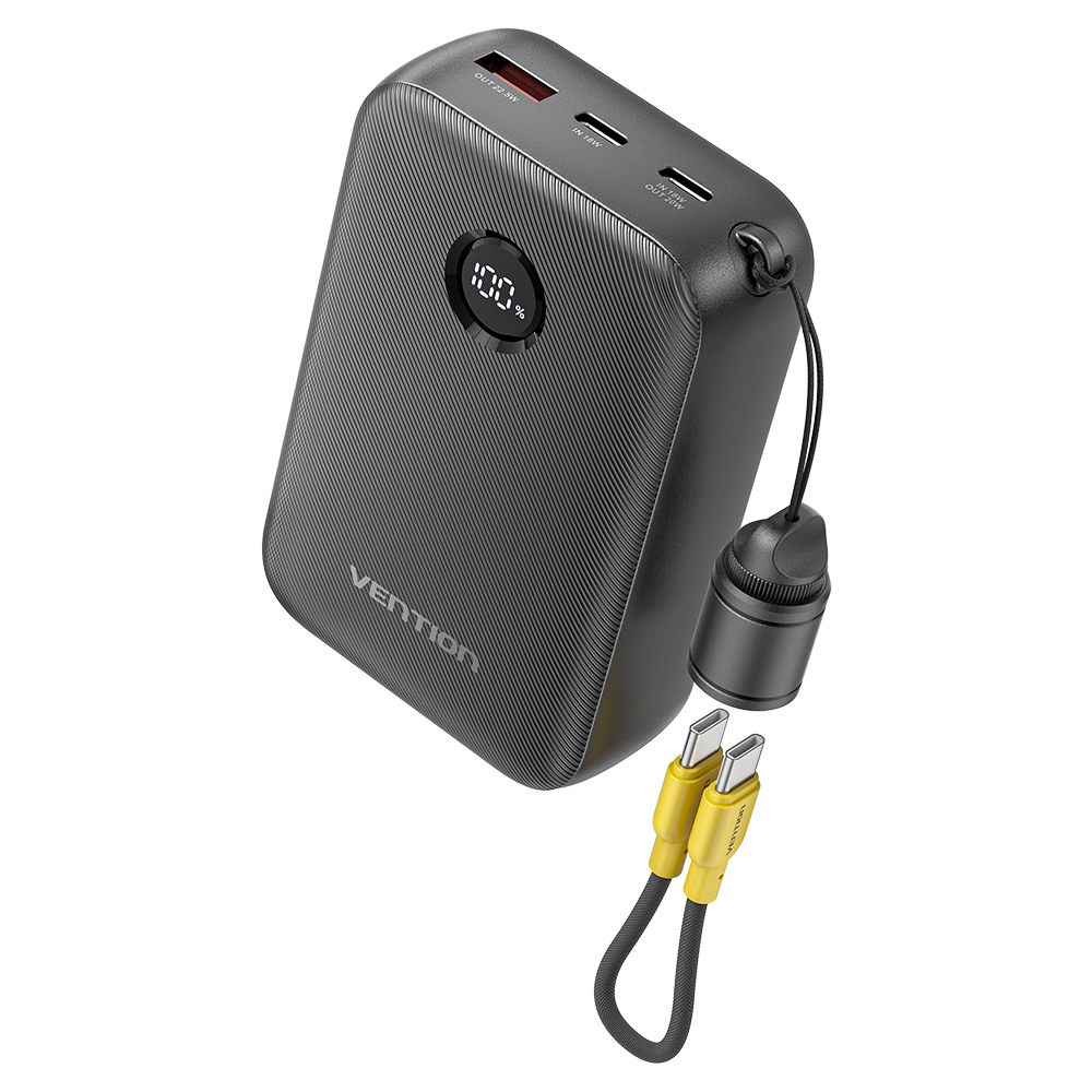 Vention FKBB0-C 20000mah, (fekete ,22,5W), powerbank