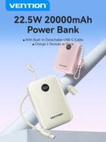 Vention FKBN0-C 20000mah, (bézs,22,5W), powerbank - Image 3