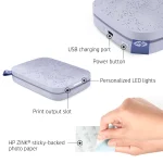 HP Sprocket hordozható fotónyomtató 2x3 hüvelykes lila - Image 4
