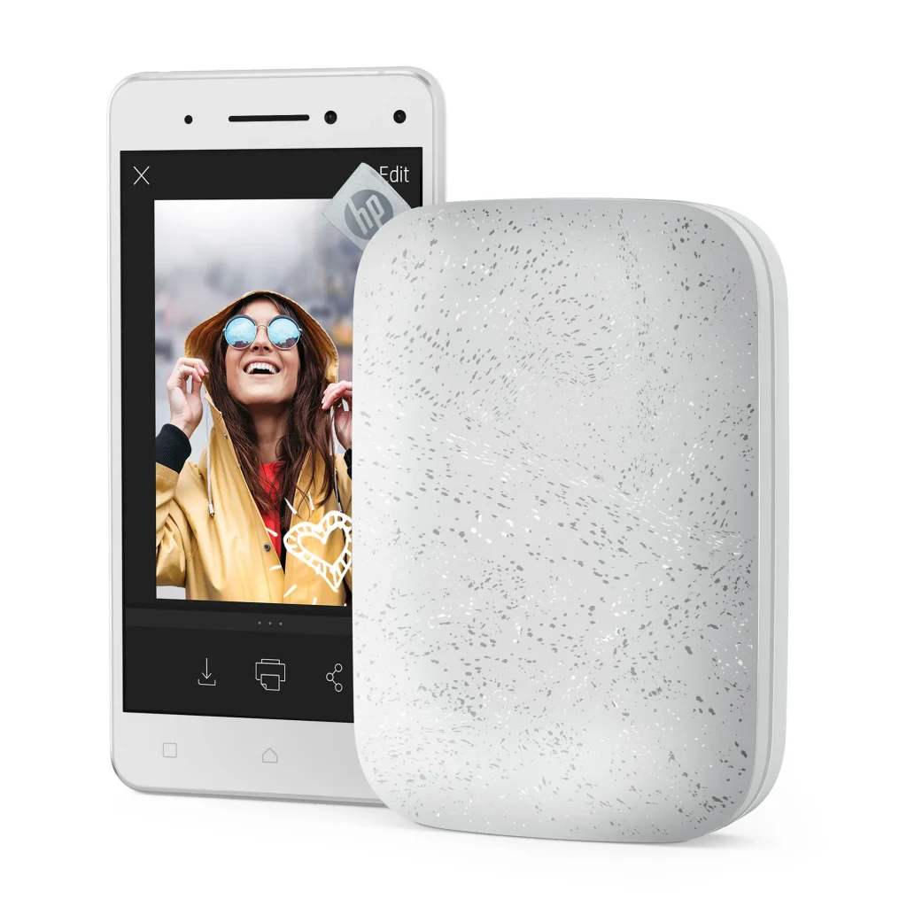 HP Sprocket hordozható fotónyomtató 2x3 hüvelykes fehér - Image 2