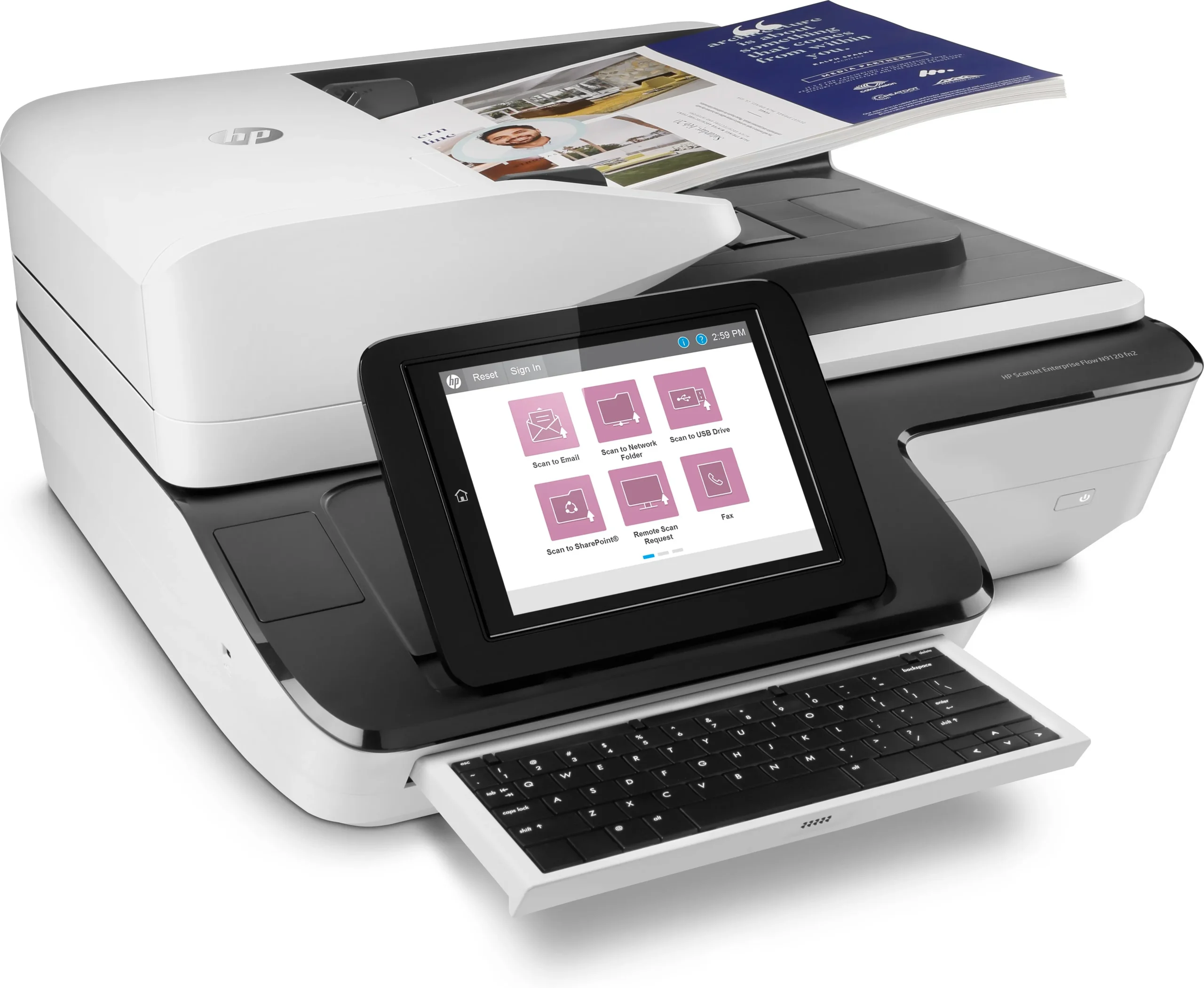 L2763A - l2763a-1 HP Scanjet Flow N9120 fn2 dokumentum szkenner - Image 1