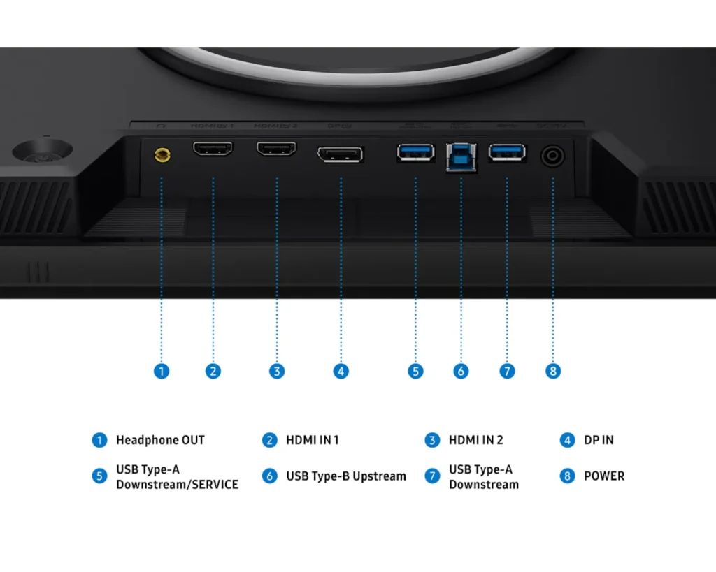 SAMSUNG 27" LS27HG806EFXEN  5K IPS 16:9 1ms monitor - Image 10