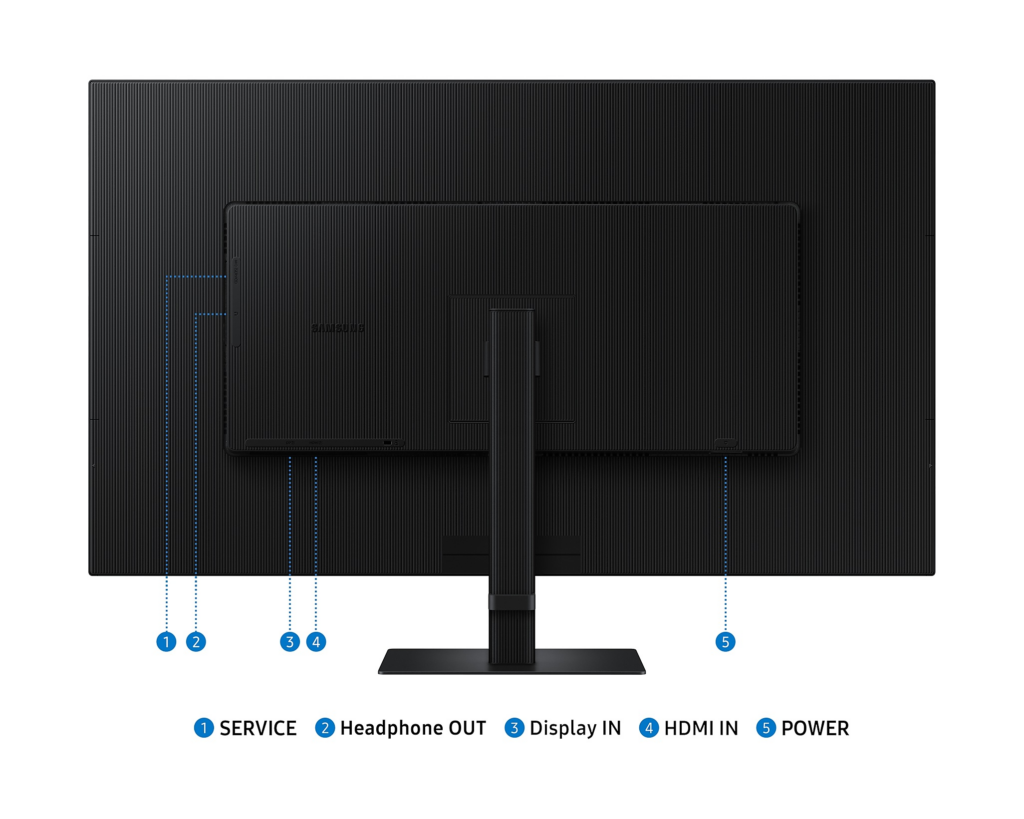 SAMSUNG VA monitor 37" S80D, 3840x2160, 16:9, 350cd/m2, 5ms, HDMI/DisplayPort/3xUSB - Image 17
