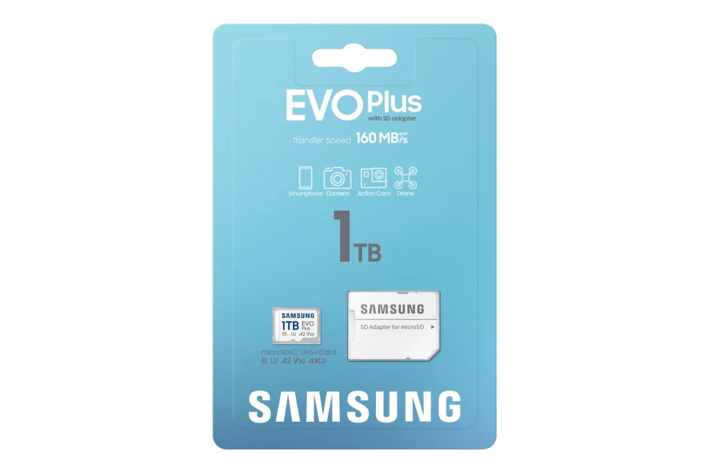 SAMSUNG SD kártya 1TB, EVO PLUS, Blue Wave, 160MB/s - Image 10