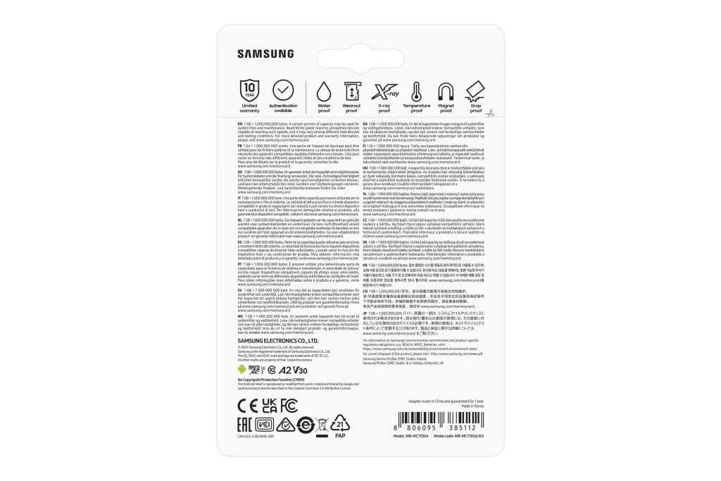 SAMSUNG SD kártya 1TB, EVO PLUS, Blue Wave, 160MB/s - Image 11