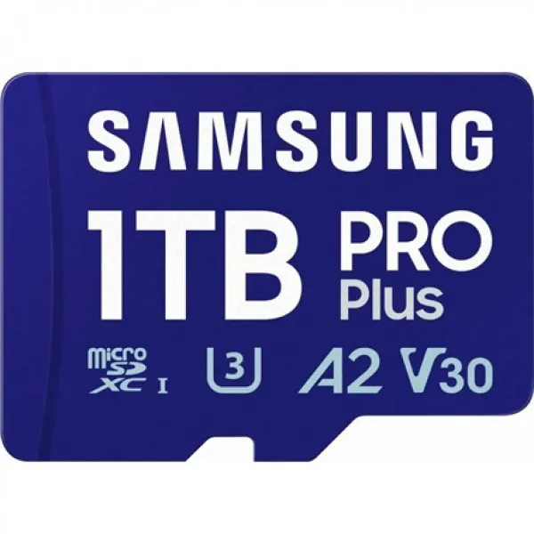 SAMSUNG SD kártya,   1TB, PRO PLUS, olvasó, Blue Wave