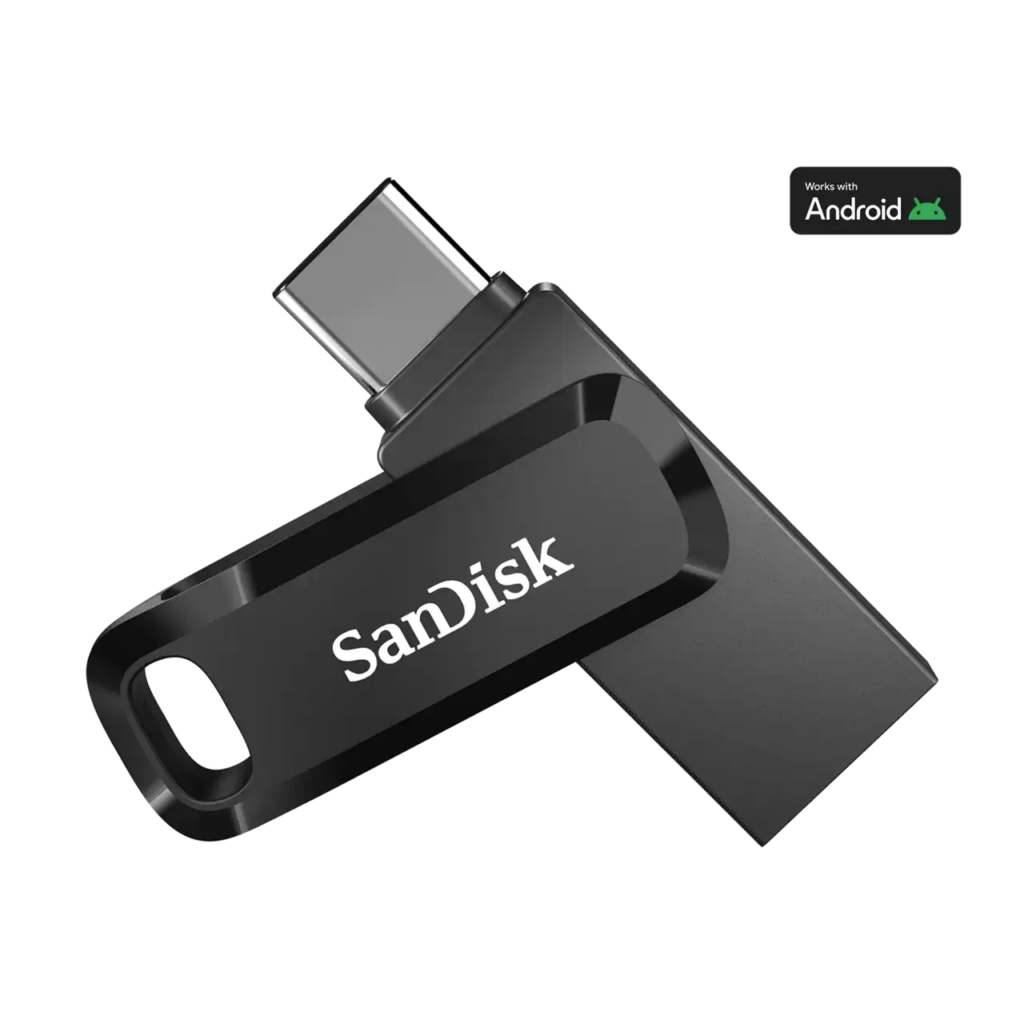 SanDisk, Pendrive, 32GB, Dual Drive, Fekete - Image 2