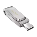 SanDisk, Pendrive, 128GB, Dual Drive, Ezüst - Image 3