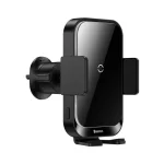 Baseus Halo Electric szellőzőrácsra rögzíthető vezeték nélküli autós telefon gyorstöltő és tartó - Image 3
