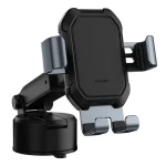 Baseus Tank szélvédőre, műszerfalra rögzíthető gravitációs autós telefontartó, fekete - Image 4