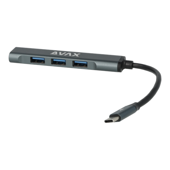 ADA AVAX HB601 CONNECT+ Type C - 4xUSB 3.0 HUB - Image 3