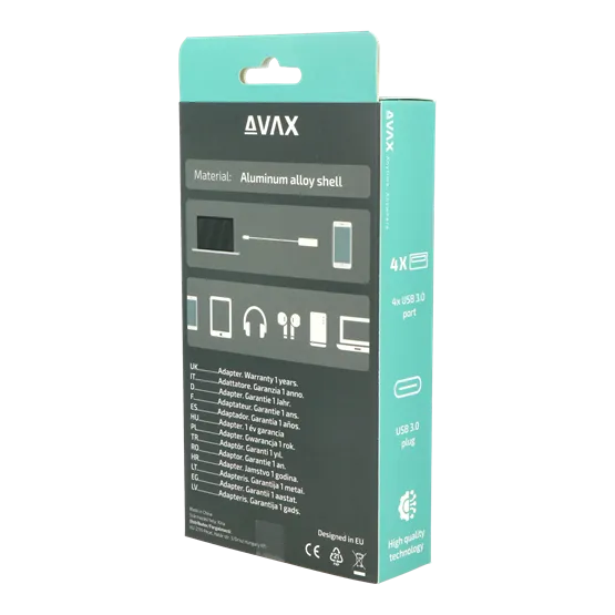 ADA AVAX HB601 CONNECT+ Type C - 4xUSB 3.0 HUB - Image 8