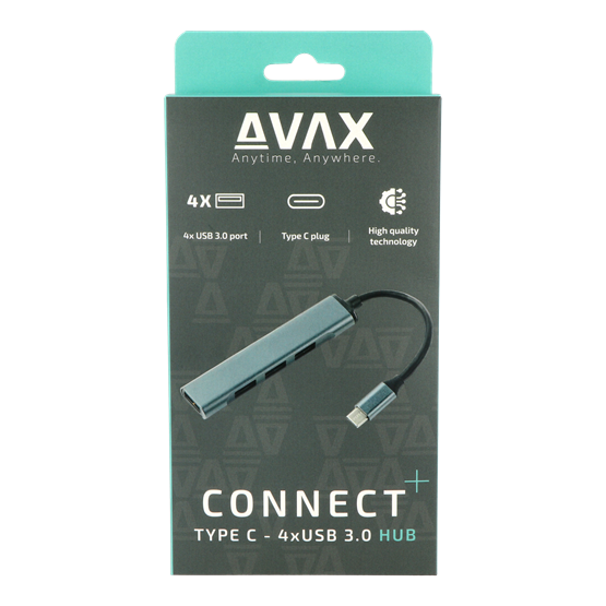 ADA AVAX HB601 CONNECT+ Type C - 4xUSB 3.0 HUB - Image 5