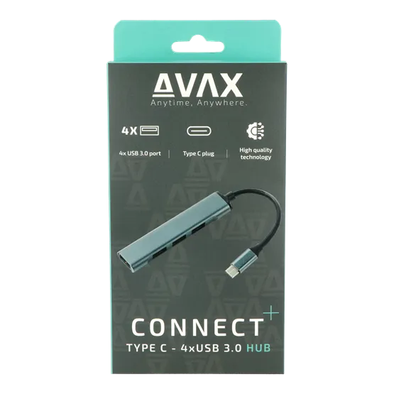ADA AVAX HB601 CONNECT+ Type C - 4xUSB 3.0 HUB - Image 5