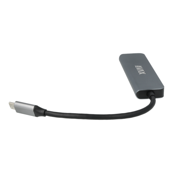 ADA AVAX HB611 CONNECT+ 5in1 Multi HUB Type C - HDMI(4k60Hz), TypeC, 2xUSB 3.0, PD 100W - Image 1