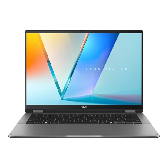 Asus VivoBook Flip TP3407SA-QL021W - Windows® 11  - Matte Gray - Touch - OLED