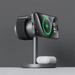 Aukey MagFusion 3-in-1 Pro Qi2 aktív hűtésű vezeték nélküli töltőállvány - Image 3