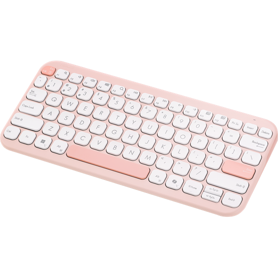 BILL ASUS Marshmallow KW100 vezeték nélküli billentyűzet - HU layout - Rose Clay - Image 3
