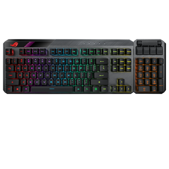 BILL ASUS ROG Claymore II vezeték nélküli billentyűzet - optomechanikus ROG RX Red - HU - Image 2