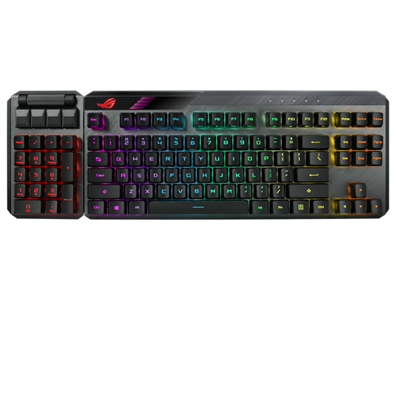 BILL ASUS ROG Claymore II vezeték nélküli billentyűzet - optomechanikus ROG RX Red - HU - Image 4