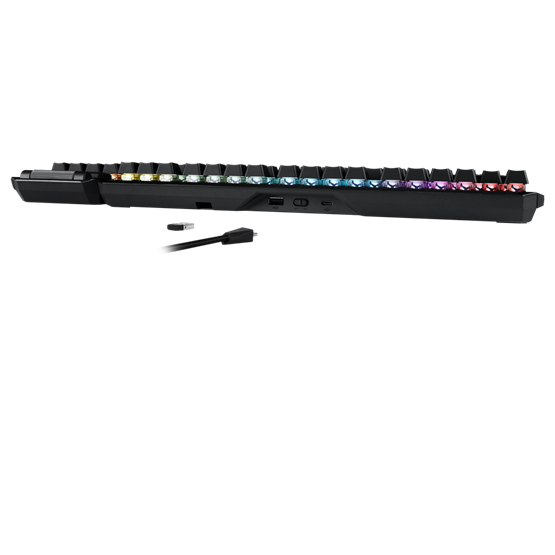 BILL ASUS ROG Claymore II vezeték nélküli billentyűzet - optomechanikus ROG RX Red - HU - Image 14