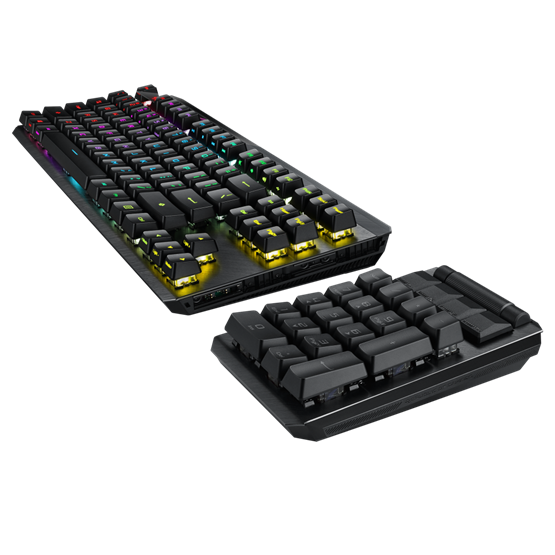 BILL ASUS ROG Claymore II vezeték nélküli billentyűzet - optomechanikus ROG RX Red - HU - Image 15