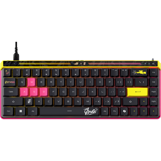 BILL ASUS ROG Falchion Ace HFX ZywOo Edition billentyűzet - Fekete US /ROG HFX MAGNETIC/