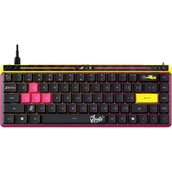 BILL ASUS ROG Falchion Ace HFX ZywOo Edition billentyűzet - Fekete US /ROG HFX MAGNETIC/
